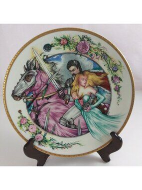 Hamilton Collection Legends Of Camelot Rescued 7th Issue #159 Plate